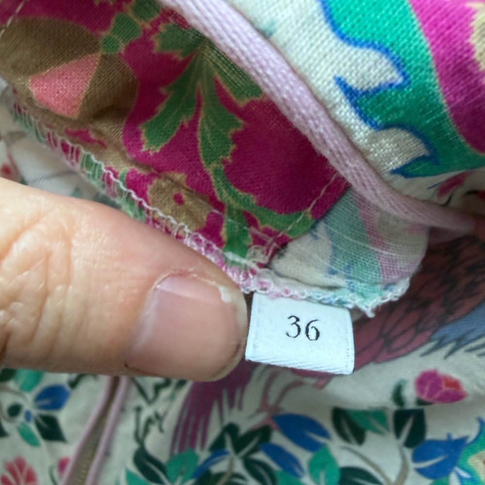 Sandro Paris Arya Floral Dress Linen blend - 36 - Picture 11 of 17